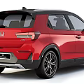 Red SUV Car Exterior Design With Modern Styling And Details