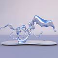 1. High mountains and flowing water 2. Elegant lines 3. Smart form 4. Natural philosophy 5. Abstract art 3d model