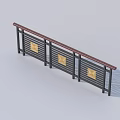 3D Model of Guardrail 3d model