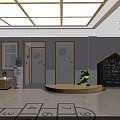 Colorful Kindergarten Interior With Play Area Books Floor Numbers And Learning Toys