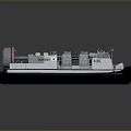Hovercraft Model With Large Fans Deck Structure And Equipment Details