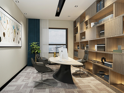 Modern Office Manager Room model