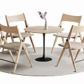 Modern Leisure Tables and Chairs Negotiation Tables and Chairs Dining Tables and Chairs 3d model