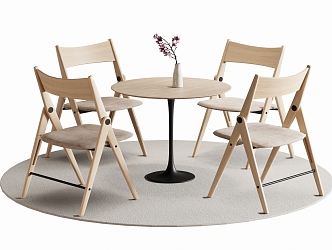 Modern Leisure Tables and Chairs Negotiation Tables and Chairs Dining Tables and Chairs 3d model