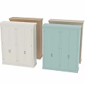 Modern White Dresser With Multiple Drawers Vertical Lines And Metal Handles For Home