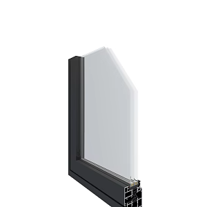 Angle sample angle of modern window group 3d model
