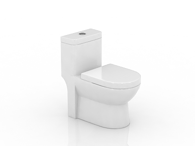 Modern toilet seat 3d model