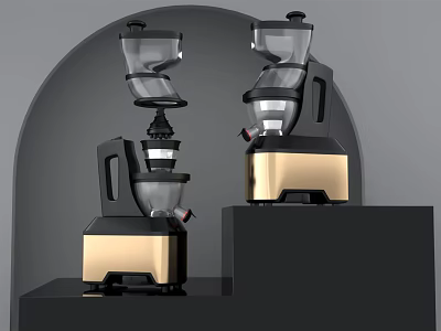modern juicer household appliances juicer 3d model