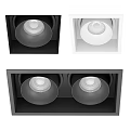 Modern Downlights And Spotlights With Black White Single Double Head Modern Interior Design 3d model
