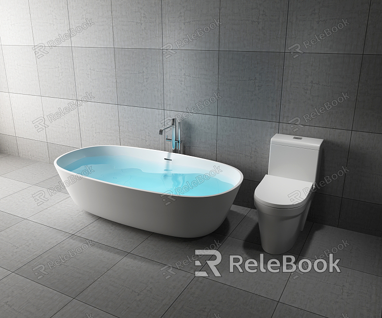 Modern Bathtub Bathtub Toilet Combo model