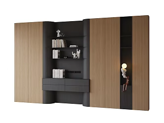 Modern Bookcase Office Bookcase 3d model
