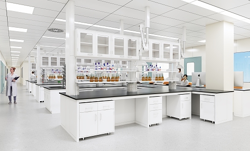 Open Laboratory Physical and Chemical Laboratory Data Processing Center 3d model