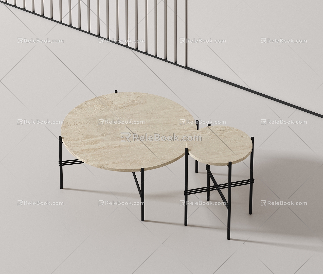 Modern coffee table 3d model