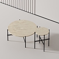 Modern coffee table 3d model