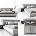 Double bed 3d model