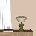 New Chinese Style Table Lamp Bedside Table Lamp Bedside Table Lamp Living Room Table Lamp Decorative Table Lamp Learning Lamp 3d model