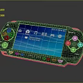 Modern game machine electronic chicken hand game machine hand game machine 3d model