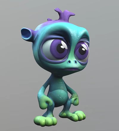 Alien Monster Monster Cartoon Monster 3d model