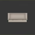 Beige Laboratory Furniture With Clean Air Label Transparent Window And Bottom Cabinet Doors