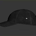 Dark Cloth Baseball Cap With Square Patch For Daily Life Use