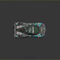 ORACLE Teal And Gray Race Car With Aerodynamic Body And Racing Livery Number 20