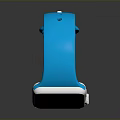 iJoyme Smartwatch with Blue Strap and Red Heart Rate Monitor