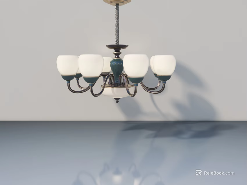 Modern Flat Panel Door With Glass Inserts For Home Interior Design 3d model