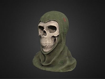 Modern Skull Bust 3d model