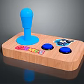 Modern Gamepad Wireless Gamepad Game Console Accessories Handle 3d model