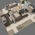 Historic Commercial Street Featuring Cinema Building Retail Shops and Urban Charm
