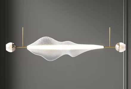 Light Luxury Chandelier 3d model