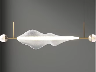 Light Luxury Chandelier 3d model