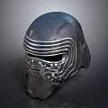 Tactical Combat Weapon Helmet With Metal Construction And Detailed Striped Design