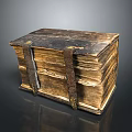 Vintage Leather Bound Book As Daily Life Essential With Yellowed Pages And Worn Cover
