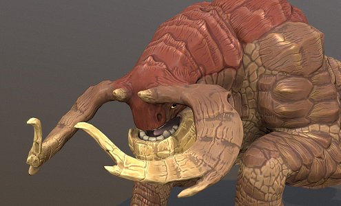 Modern Monster 3d model