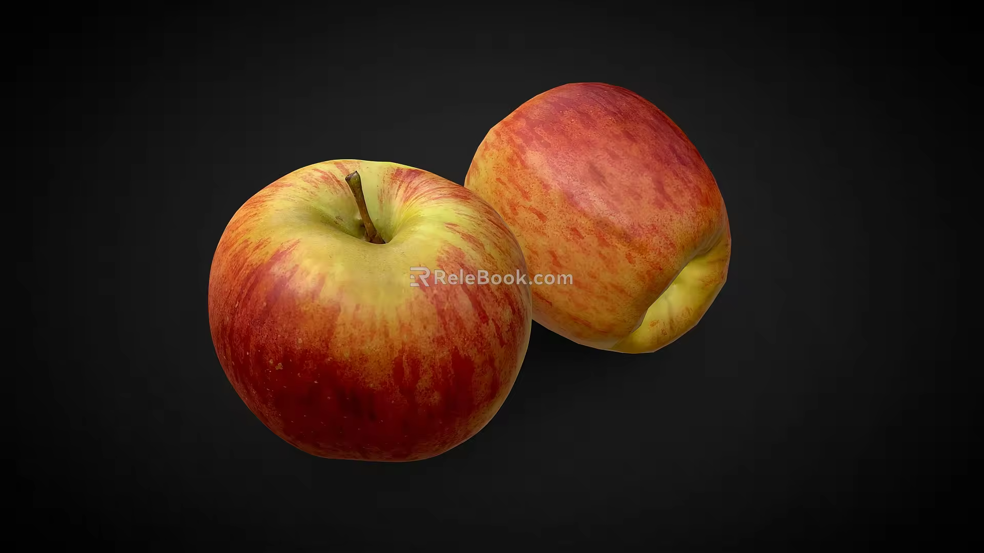 Apple Red Apple Scan Apple Realistic Apple Fruit 3d model