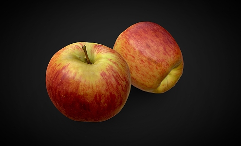 Apple Red Apple Scan Apple Realistic Apple Fruit 3d model