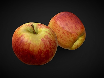 Apple Red Apple Scan Apple Realistic Apple Fruit 3d model