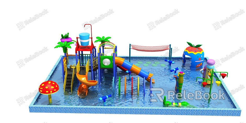 modern amusement equipment water park slide model