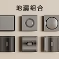 Bathroom Accessories Floor Drain Combination With Modern Design And Various Styles