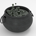 Modern Pot Boiling Pot 3d model