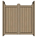 Outdoor Gate 3d model