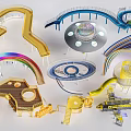 Colorful Commercial Equipment Designs With Various Creative Structures And Modern Shapes