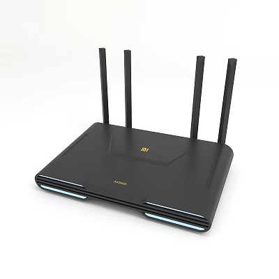 Modern Router 3d model Modern Router 3d model