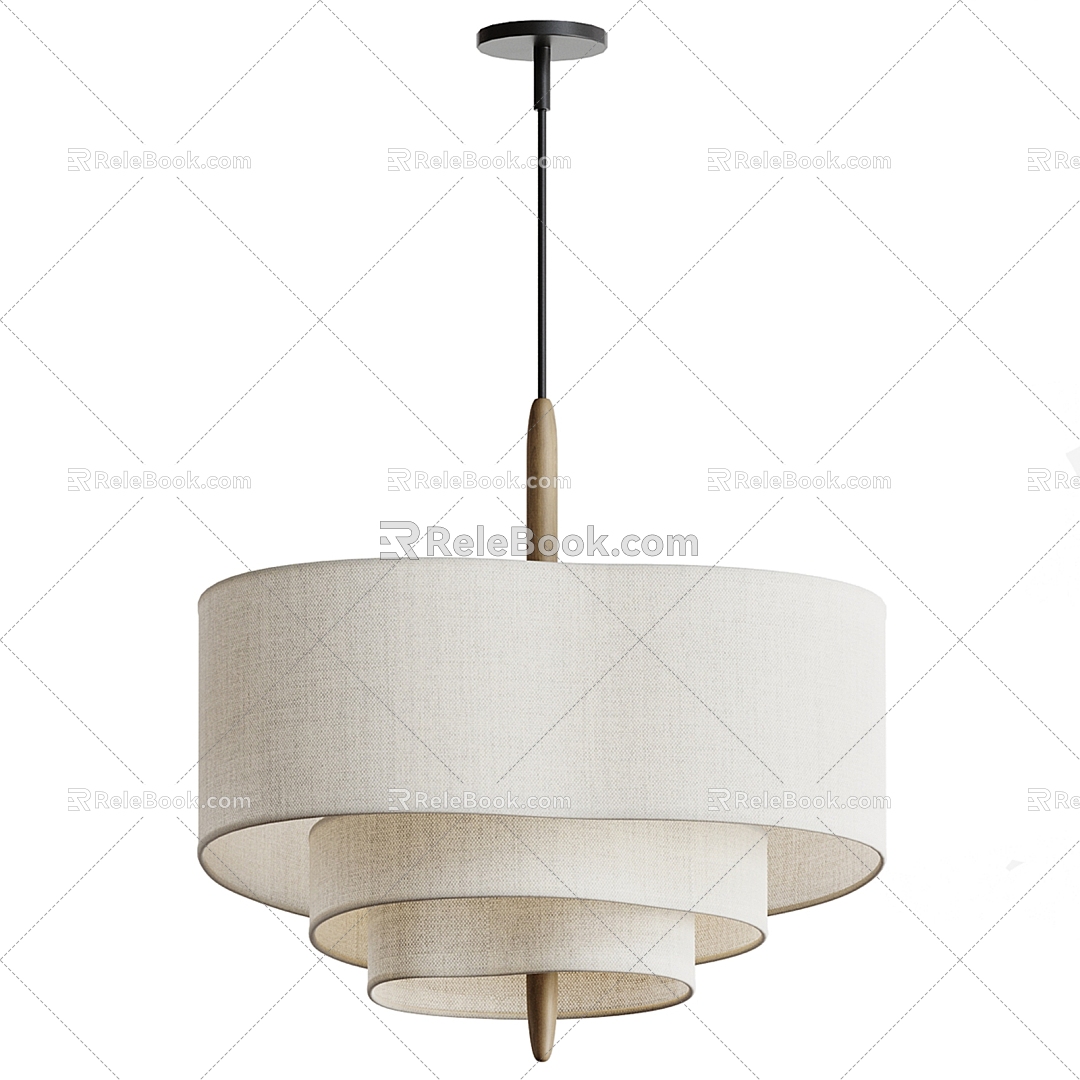 Modern chandelier 3d model