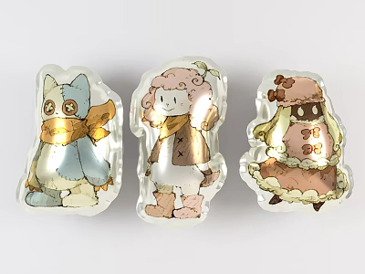 Modern Balloon Home Decoration Balloon Beauty Chen Pendant 3d model