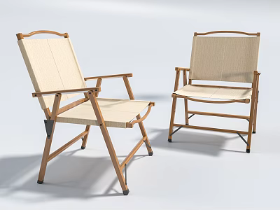 modern folding chair 3d model