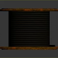 Rustic Orange Cable Reel With Black Cable For Home Storage Use