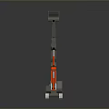 Black Red Excavator With Mechanical Arm Bucket And Crawler Tracks For Heavy Duty Construction