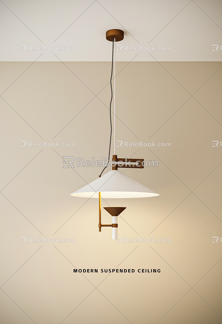 Modern Cream Chandelier Chandelier Metal Chandelier Decorative Chandelier Restaurant Chandelier Adjustable Chandelier 3d model